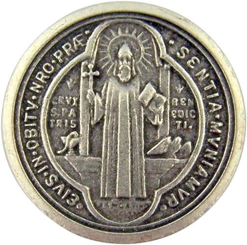 5moneda santo benedicto medalla